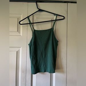 American Eagle Green Spaghetti Strap Tank Top